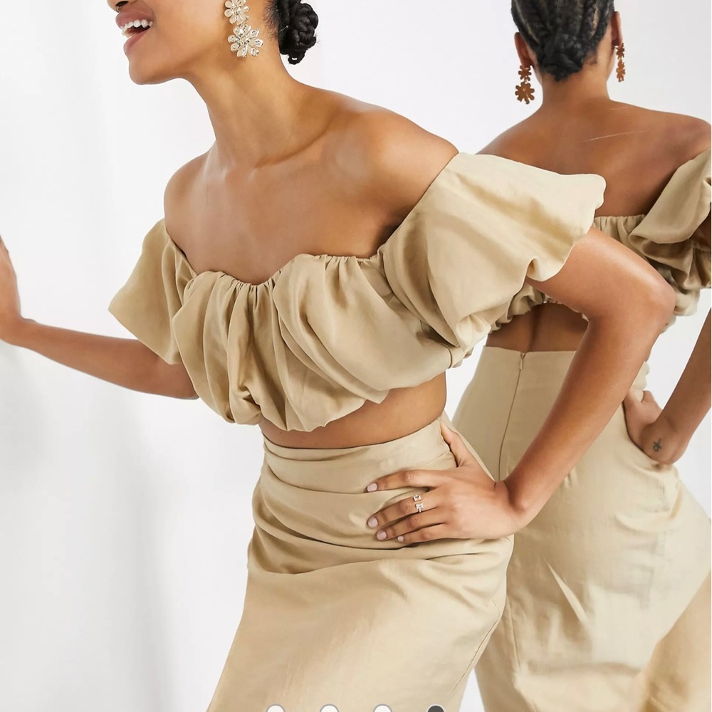 ASOS Crop Top US 8 and Skirt US 6 Set